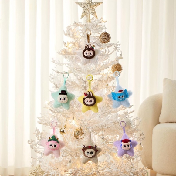 POP MART The Monsters Classic Series-Sparkly Plush Pendant Blind (whole set) - Picture 4 of 4